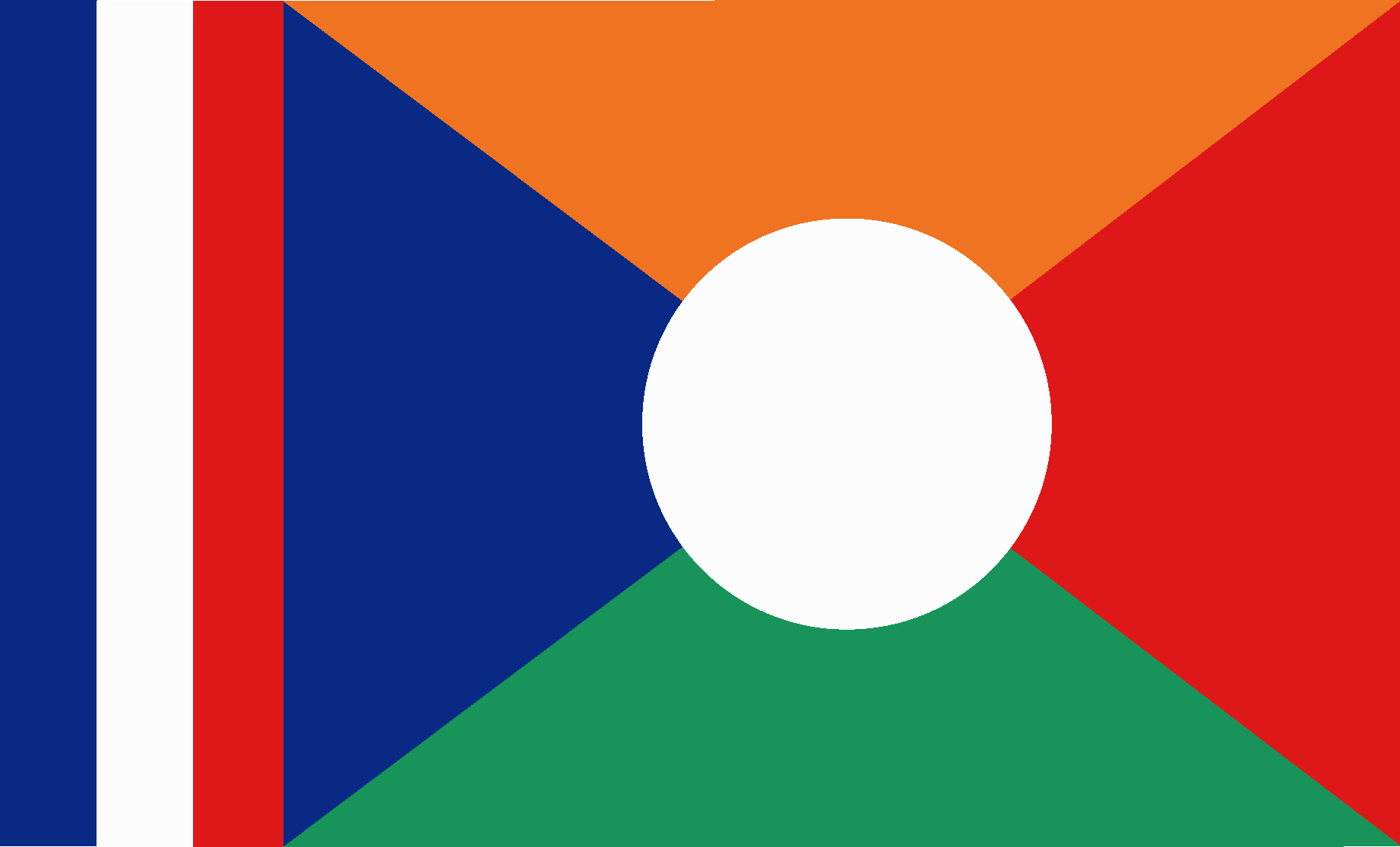 REUNION ISLAND FLAG Logo Vector Logo
